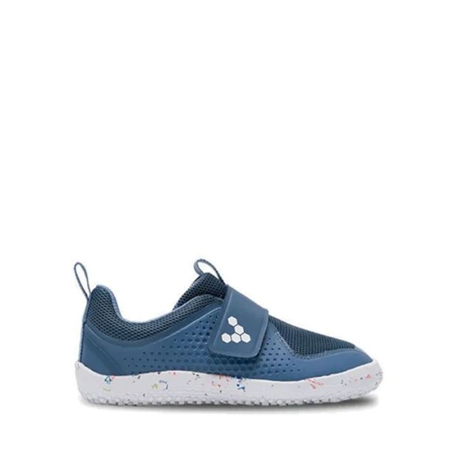 Kids VivoBarefoot Trainers | Vivobarefoot Kids Primus Iii Trainers Indigo