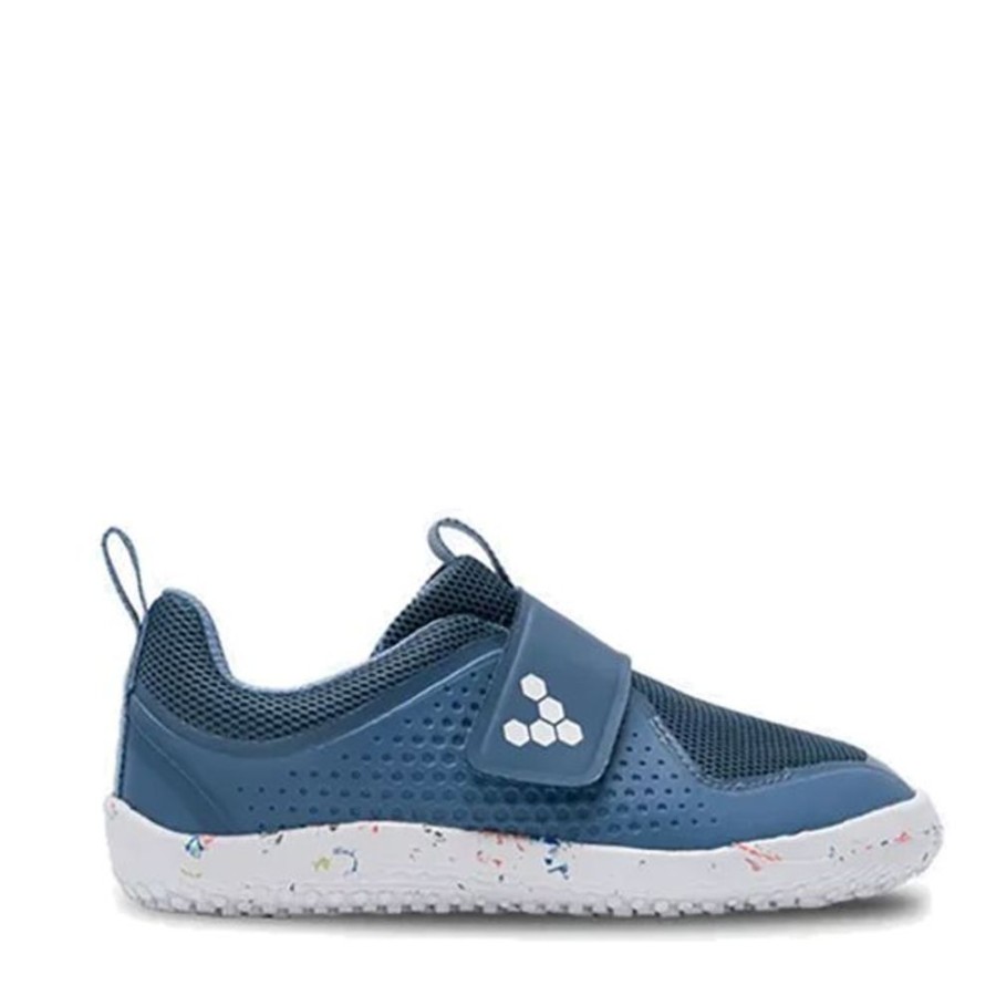 Kids VivoBarefoot Trainers | Vivobarefoot Kids Primus Iii Trainers Indigo