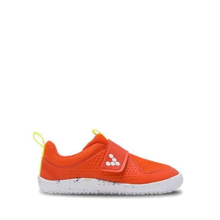 Kids VivoBarefoot Trainers | Vivobarefoot Kids Primus Iii Trainers Tomato