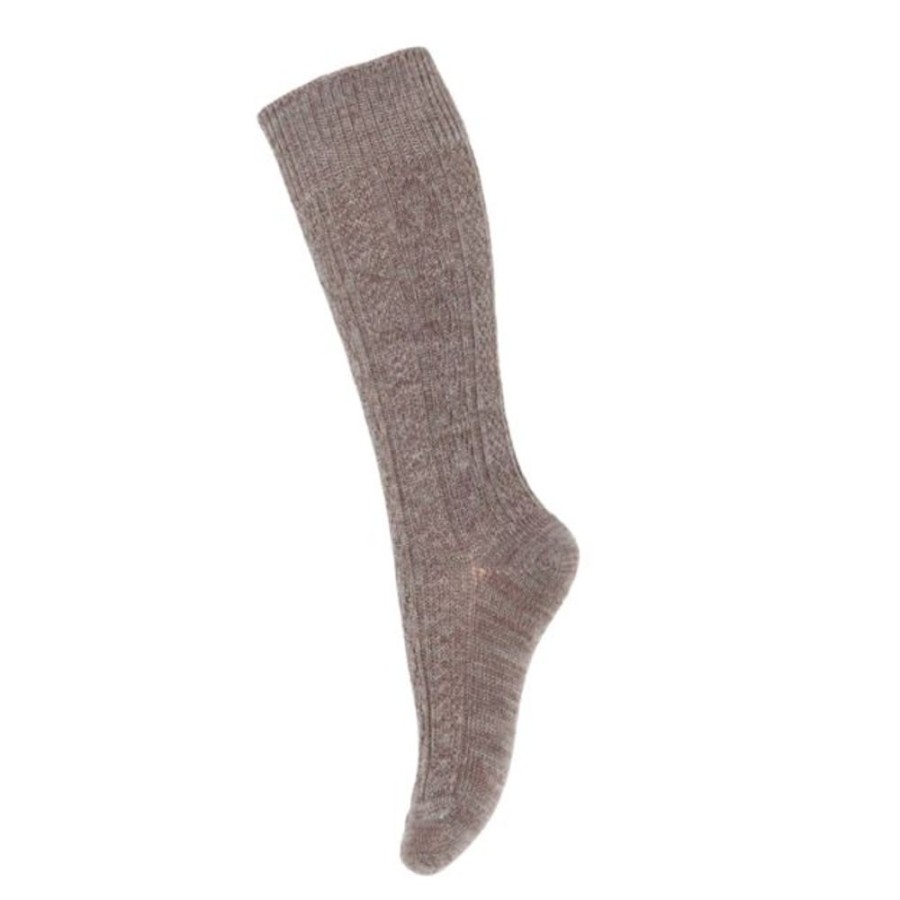 Accessories MP Denmark | Mp Denmark Heavy Knit Wally Superwash Wool Rich Socks Light Brown