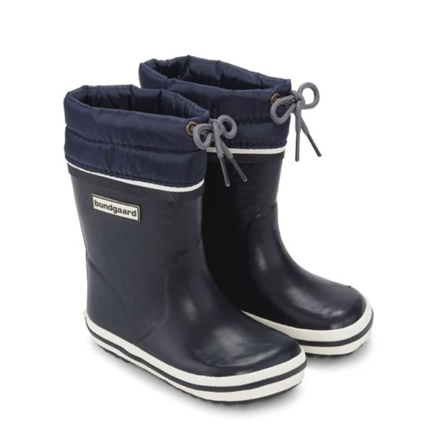 Kids Bundgaard Wellingtons | Bundgaard Cirro High Warm Wellingtons Navy