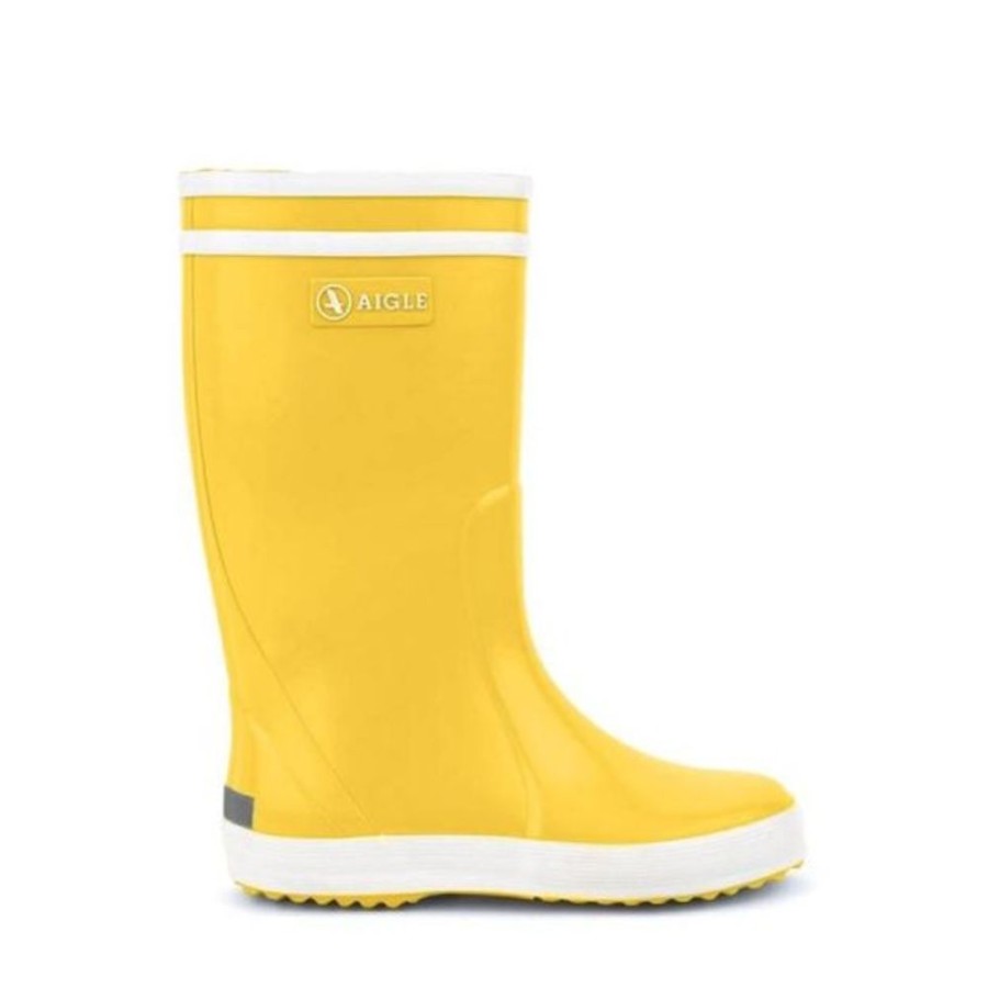 Kids Aigle Wellingtons | Aigle Kids Lolly Pop Welly Yellow