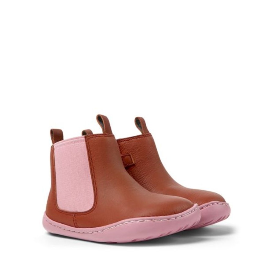 Kids Camper Boots | Camper Kids First Peu Chelsea Boots Red