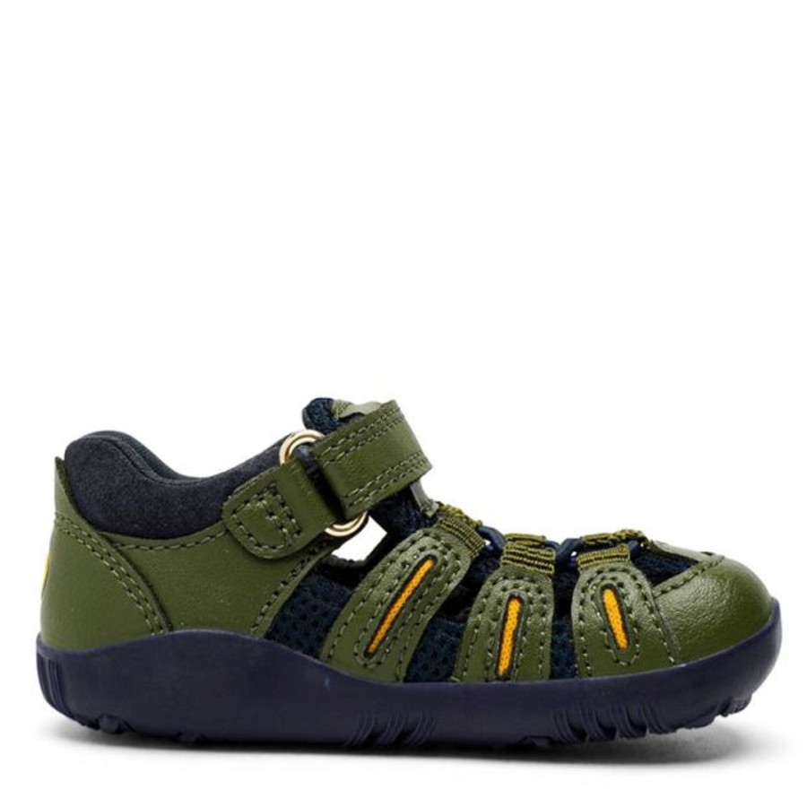 Kids Bobux Step Up Sandals | Bobux Su Summit Sandal Forest