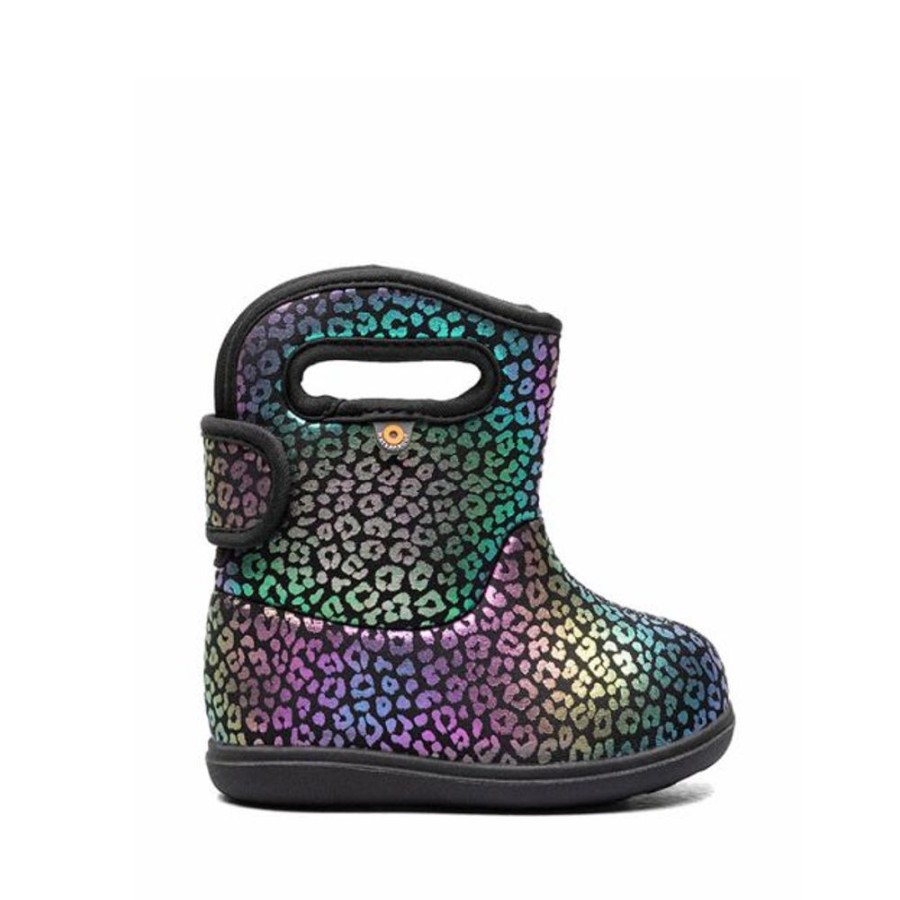 Kids Bogs Boots | Baby Bogs Ii Rainbow Black