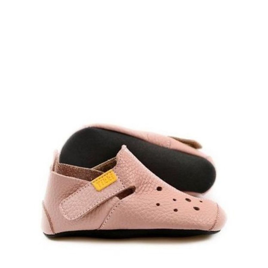 Kids Tikki Pre-Walkers | Tikki Kids Ziggy Shoes Rose Leather