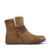 Adults Camper Shoes | Camper Ladies Peu Mid-Height Boots Brown