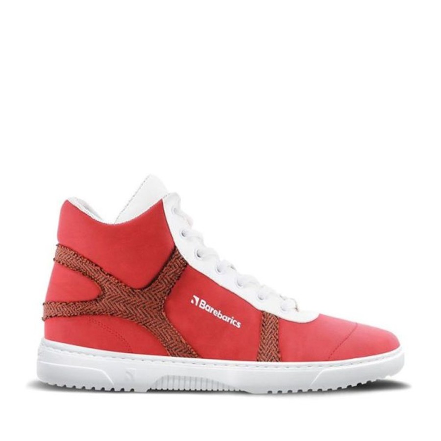 Adults Be Lenka Boots | Be Lenka Adults Barebarics Hifly Sneakers Red And White