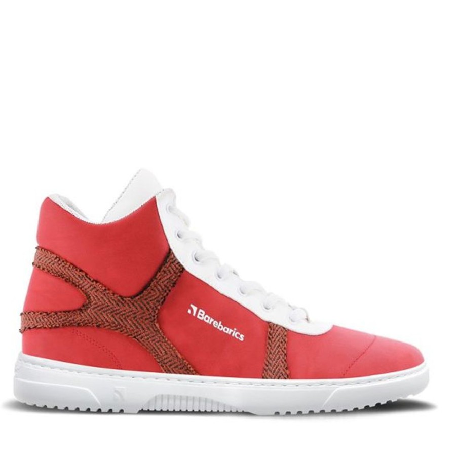 Adults Be Lenka Boots | Be Lenka Adults Barebarics Hifly Sneakers Red And White