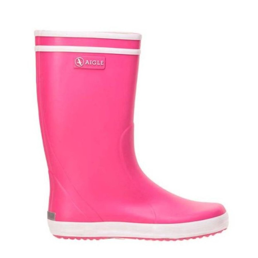 Kids Aigle Wellingtons | Aigle Kids Lolly Pop Welly New Rose