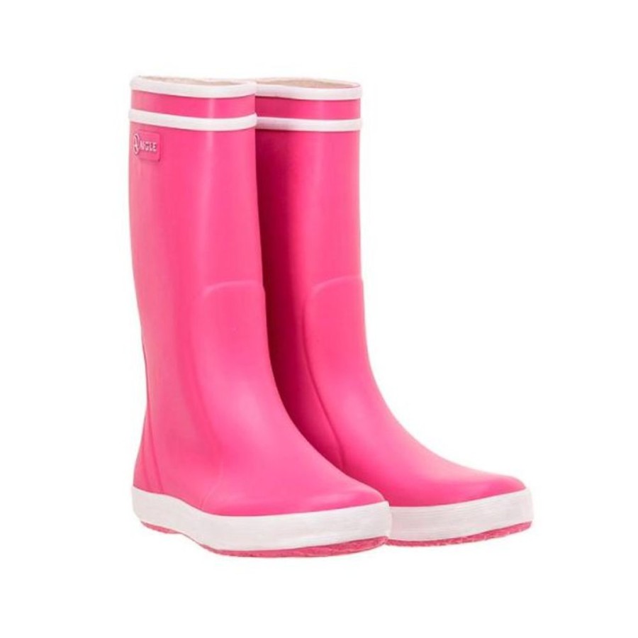 Kids Aigle Wellingtons | Aigle Kids Lolly Pop Welly New Rose