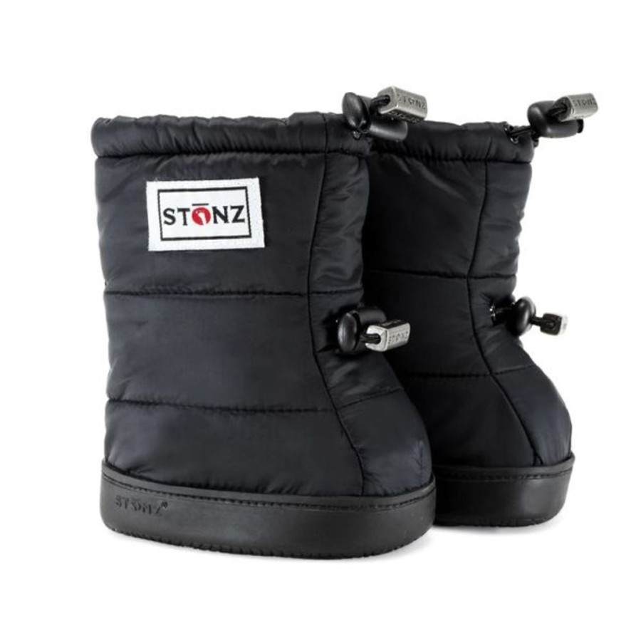 Kids Stonz Vegan | Stonz Puffer Booties Black