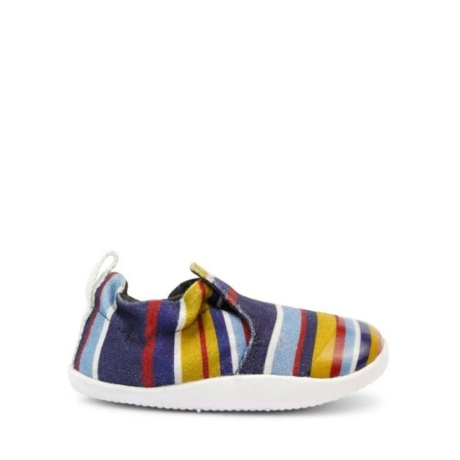 Kids Bobux Step Up Pre-Walkers | Bobux Su Xplorer Scamp Navy Stripe