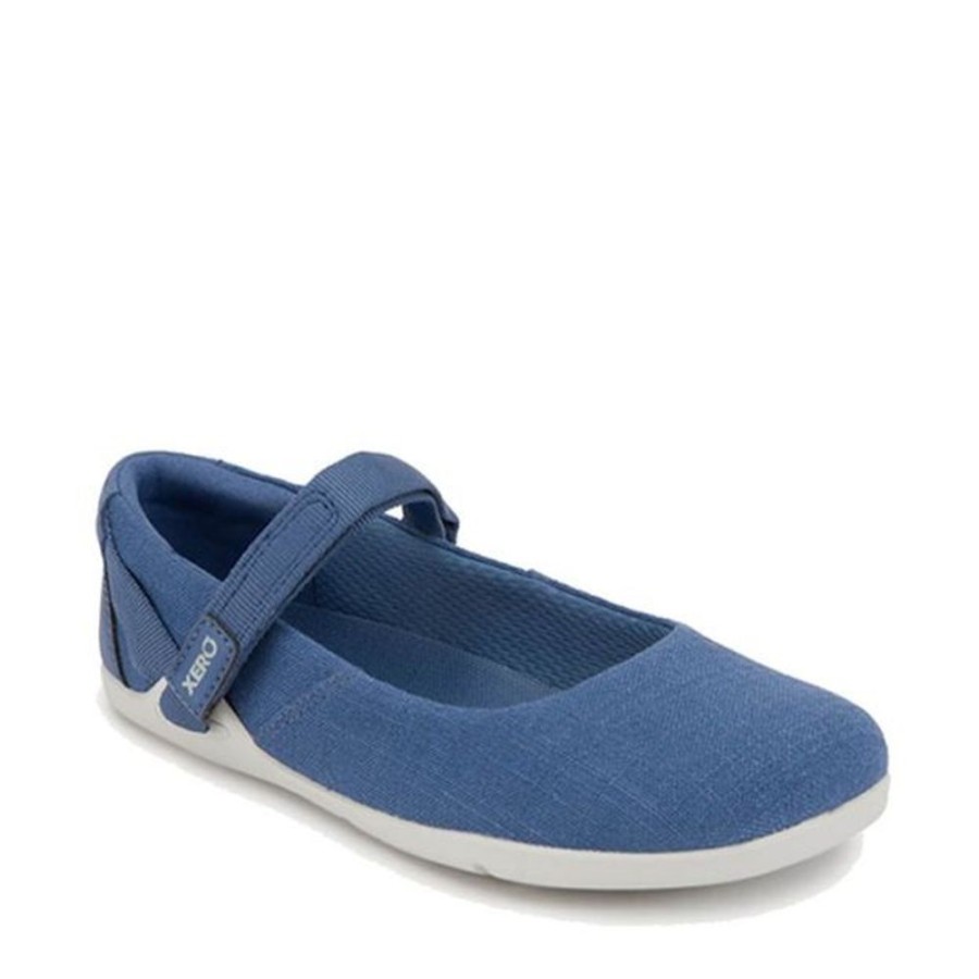 Adults Xero Vegan | Xero Ladies Cassie Mary Jane Shoes Moonlit Blue