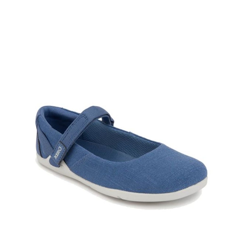 Adults Xero Vegan | Xero Ladies Cassie Mary Jane Shoes Moonlit Blue