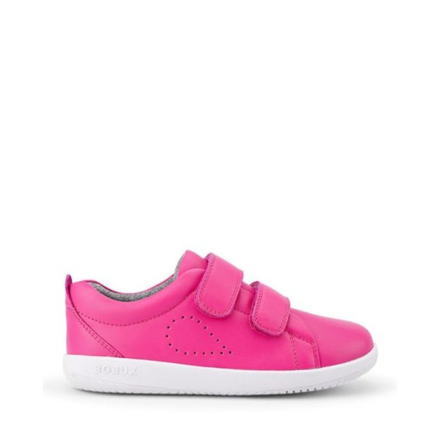 Kids Bobux Kid+ Trainers | Bobux Kid+ Grass Court Fuchsia