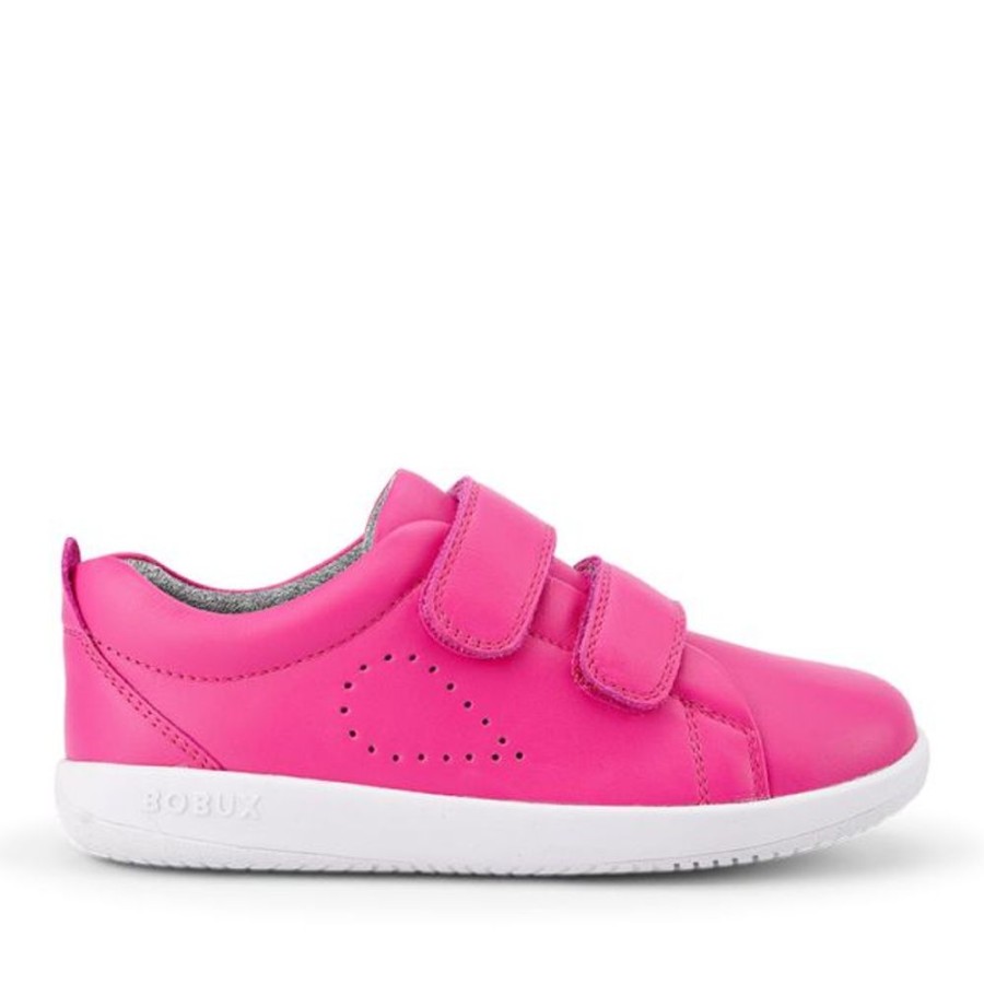 Kids Bobux Kid+ Trainers | Bobux Kid+ Grass Court Fuchsia