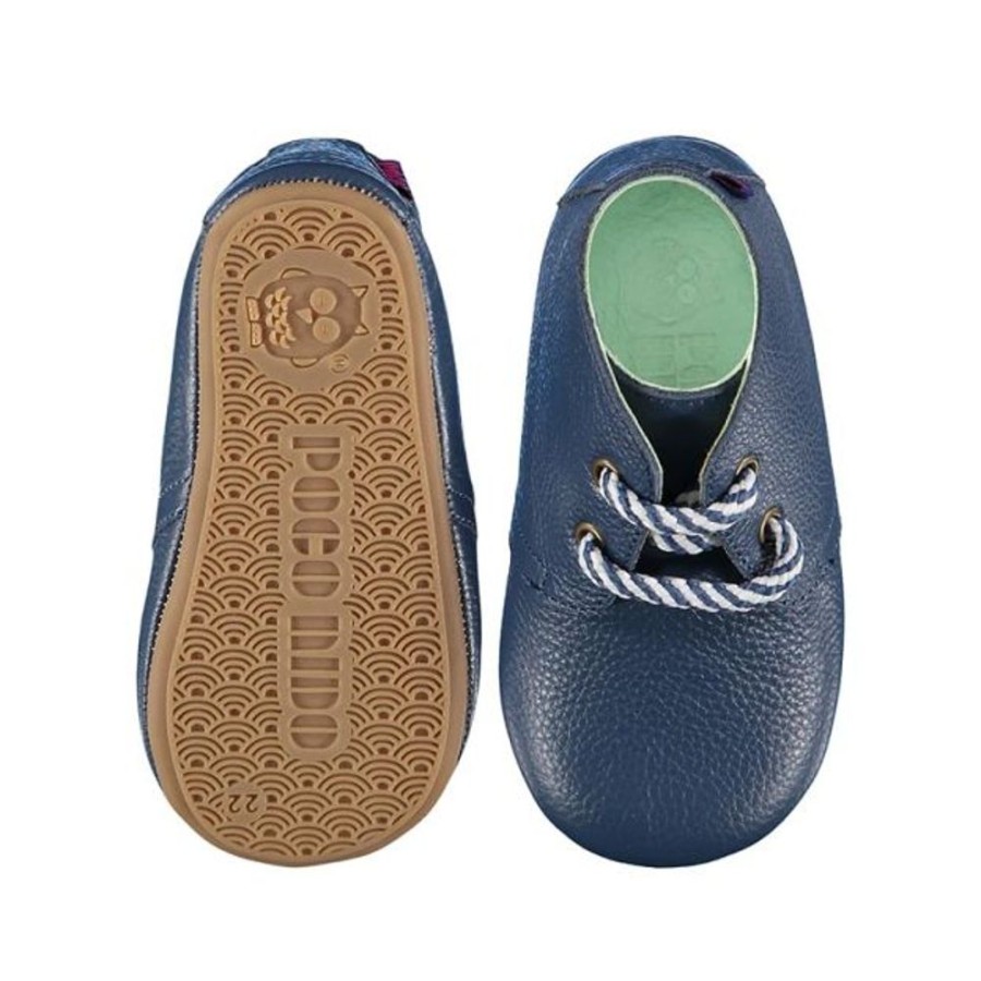 Kids Poco Nido First Shoes | Poco Nido Navy Desert Boots