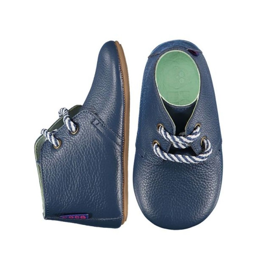 Kids Poco Nido First Shoes | Poco Nido Navy Desert Boots