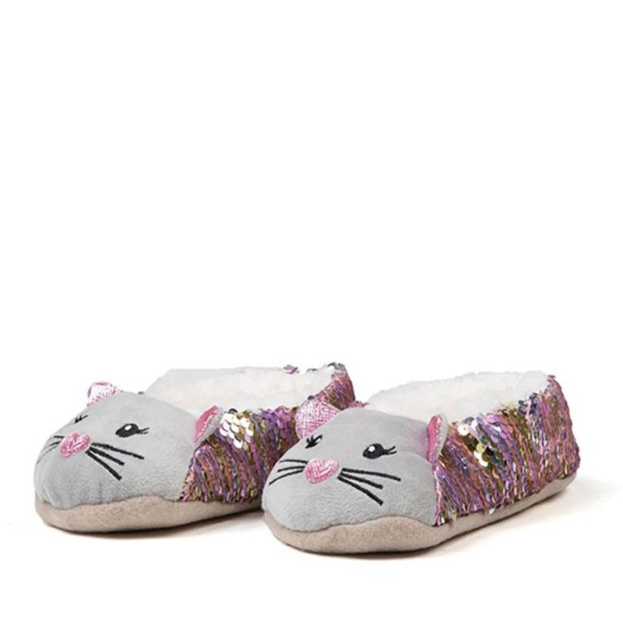 Kids Cozy Soles Slippers | Cozy Sole Junior Cat Slippers