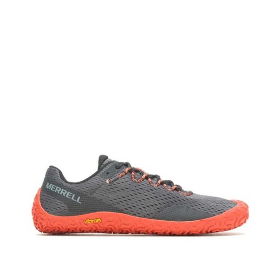 Adults Merrell Trainers | Merrell Men'S Vapour Glove 6 Granite Tangerine