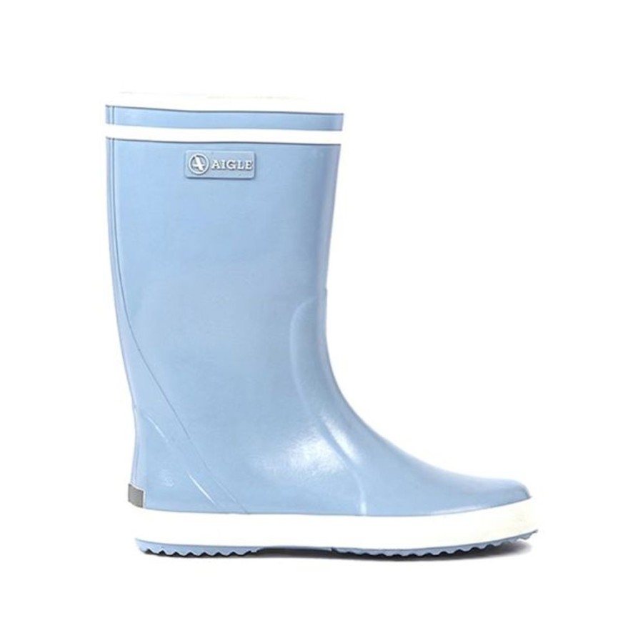 Kids Aigle Wellingtons | Aigle Kids Lolly Pop Welly Sky Blue