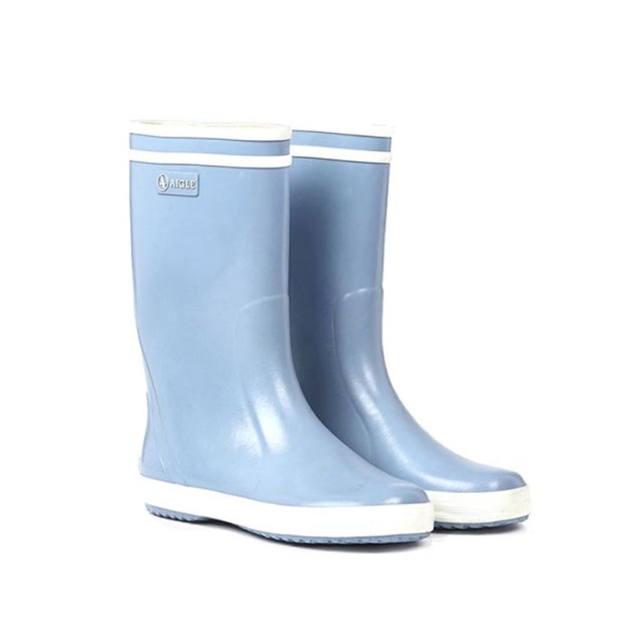 Kids Aigle Wellingtons | Aigle Kids Lolly Pop Welly Sky Blue