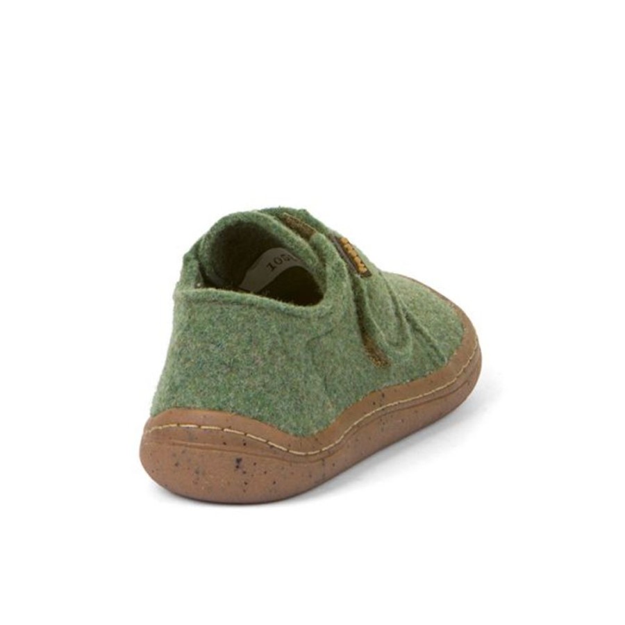 Kids Froddo Slippers | Froddo Barefoot Wool Slippers Green