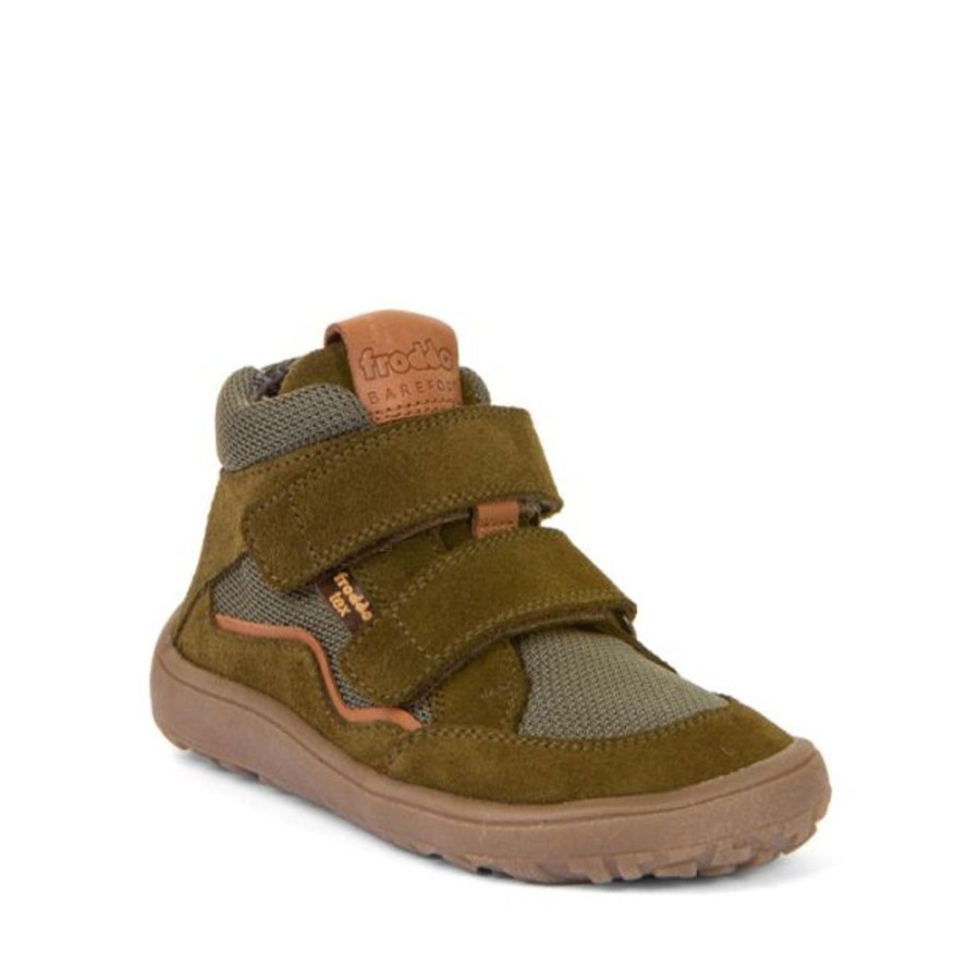 Kids Froddo Boots | Froddo Barefoot Autumn Waterproof Boots Dark Green