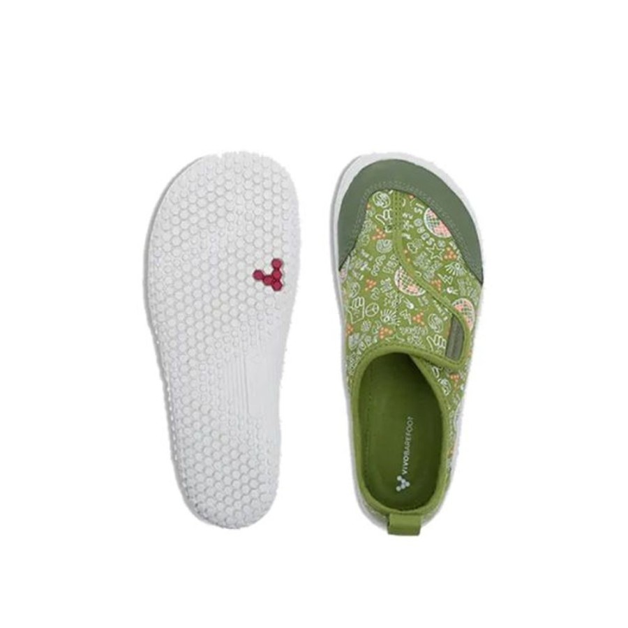 Kids VivoBarefoot Sandals | Vivobarefoot Kids Gaia Shoes Jungle Green