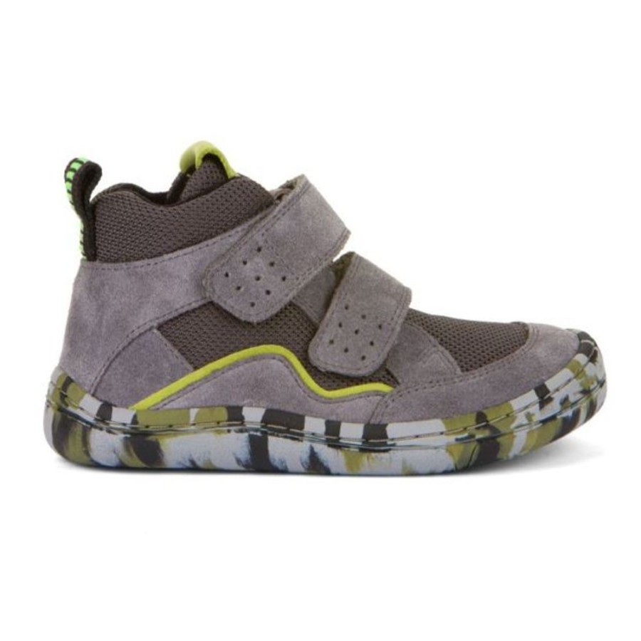 Kids Froddo Boots | Froddo Barefoot Autumn Boots Grey Green