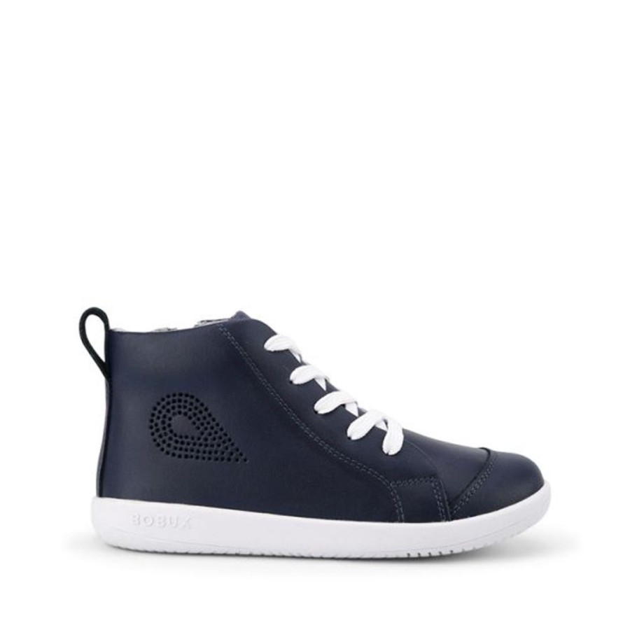 Kids Bobux Kid+ Boots | Bobux Kid+ Alley-Oop Boot Navy