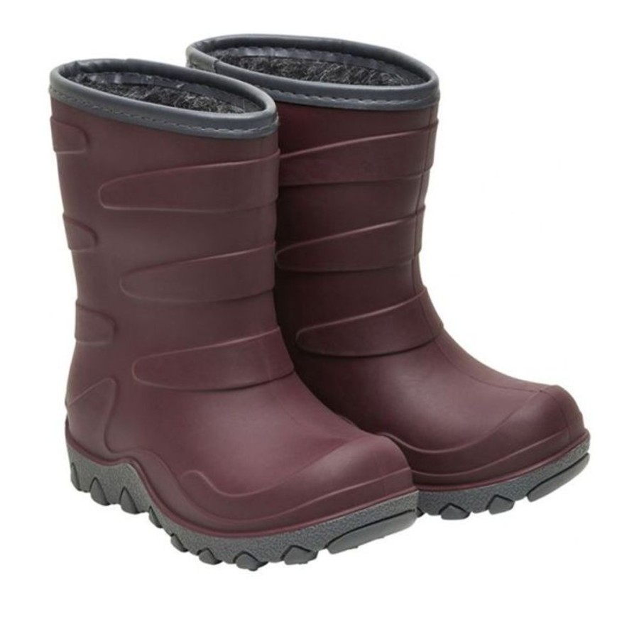 Kids Mikk-Line Wellingtons | Mikk-Line Thermal Boot Decadent Chocolate