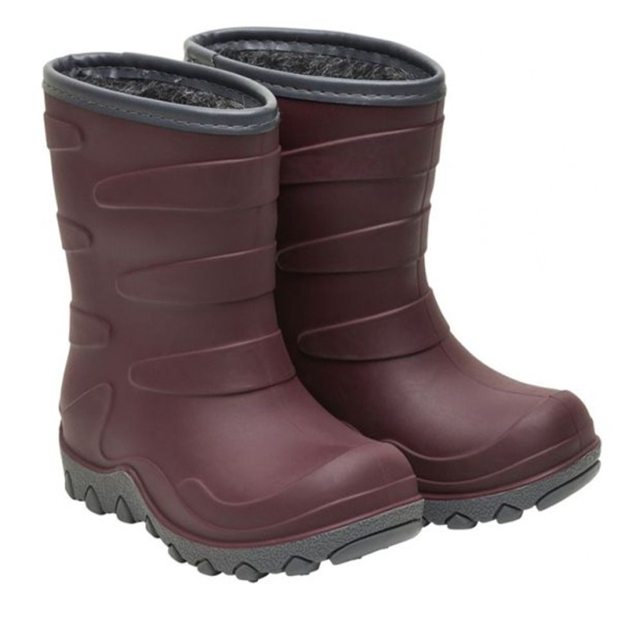 Kids Mikk-Line Wellingtons | Mikk-Line Thermal Boot Decadent Chocolate