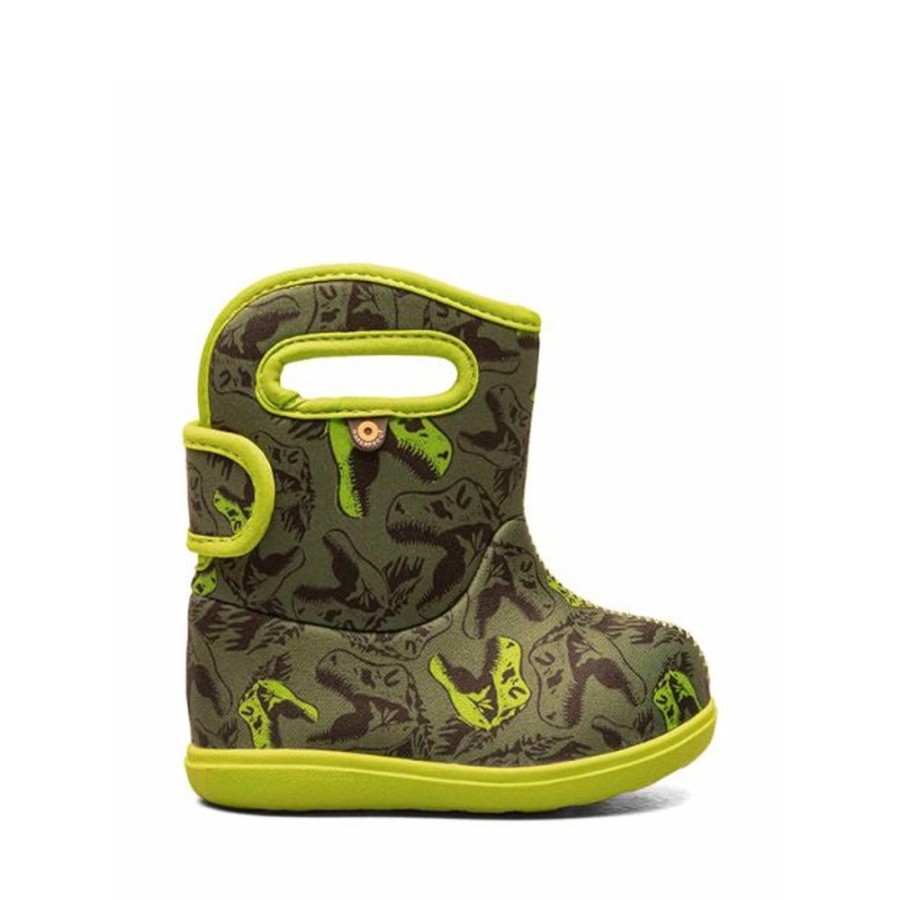 Kids Bogs Boots | Baby Bogs Ii Dino Green