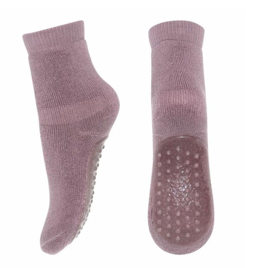 Kids MP Denmark Slippers | Mp Denmark Wool Rich Slipper Socks Purple Dove