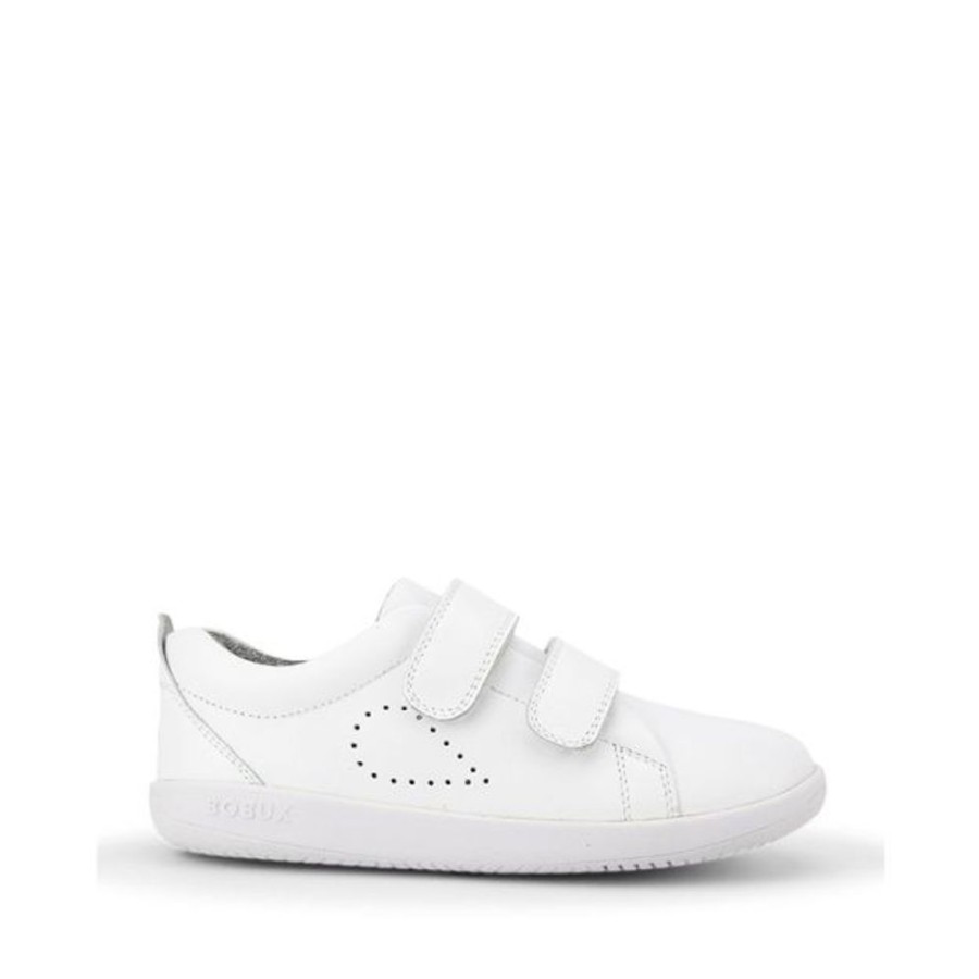 Kids Bobux Kid+ Trainers | Bobux Kid+ Grass Court White