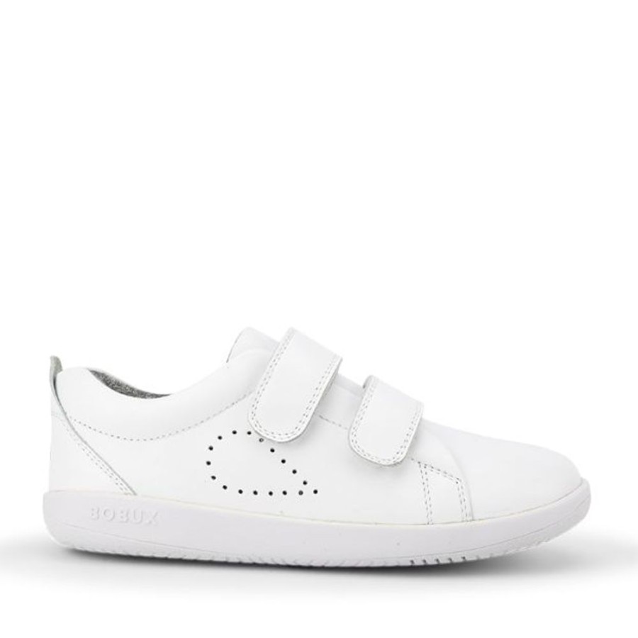 Kids Bobux Kid+ Trainers | Bobux Kid+ Grass Court White