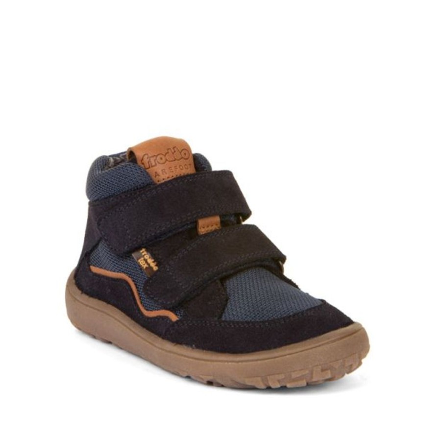 Kids Froddo Boots | Froddo Barefoot Autumn Waterproof Boots Dark Blue