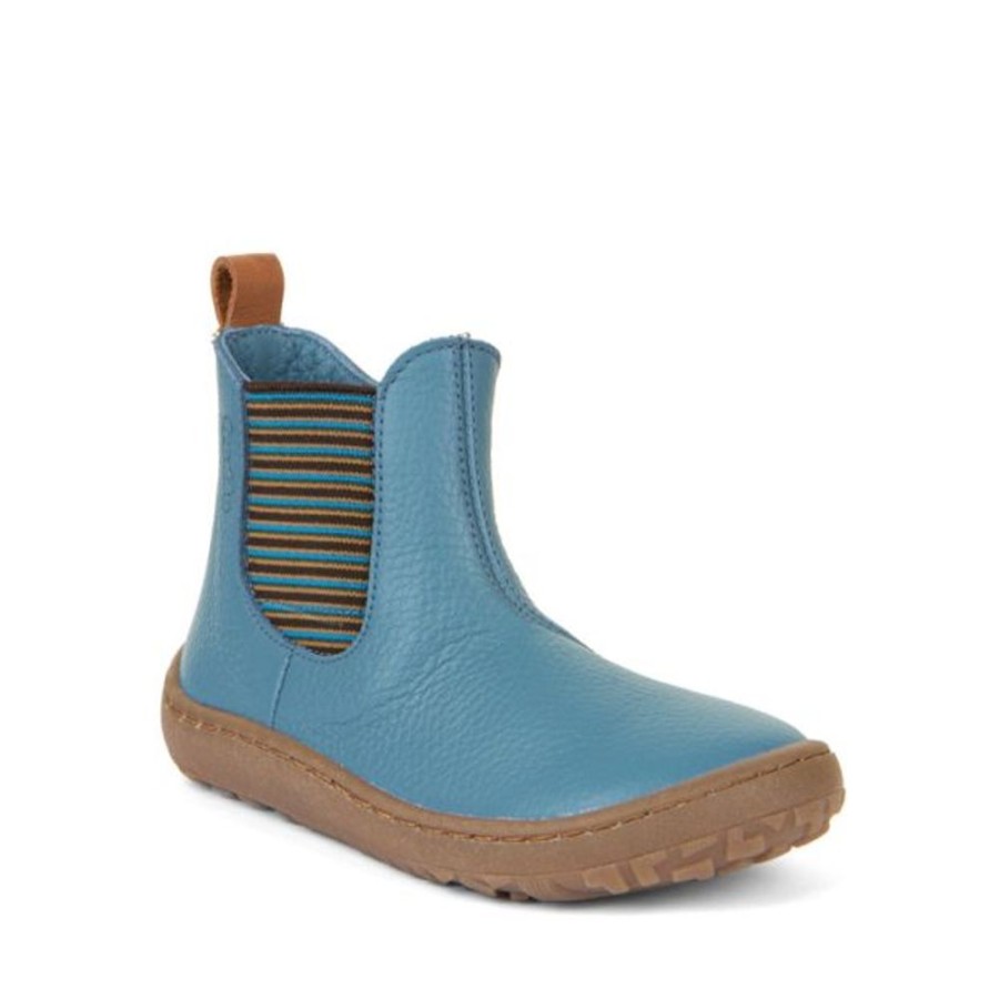 Kids Froddo Shoes | Froddo Kids Barefoot Chelsea Boot Jean Blue