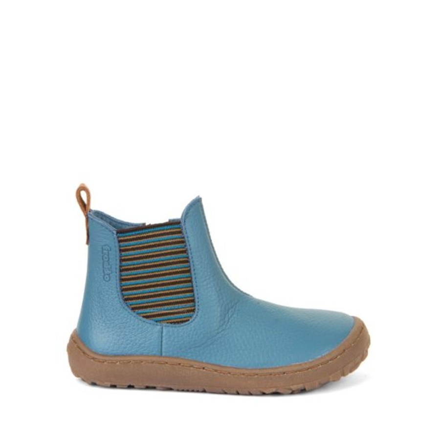 Kids Froddo Shoes | Froddo Kids Barefoot Chelsea Boot Jean Blue