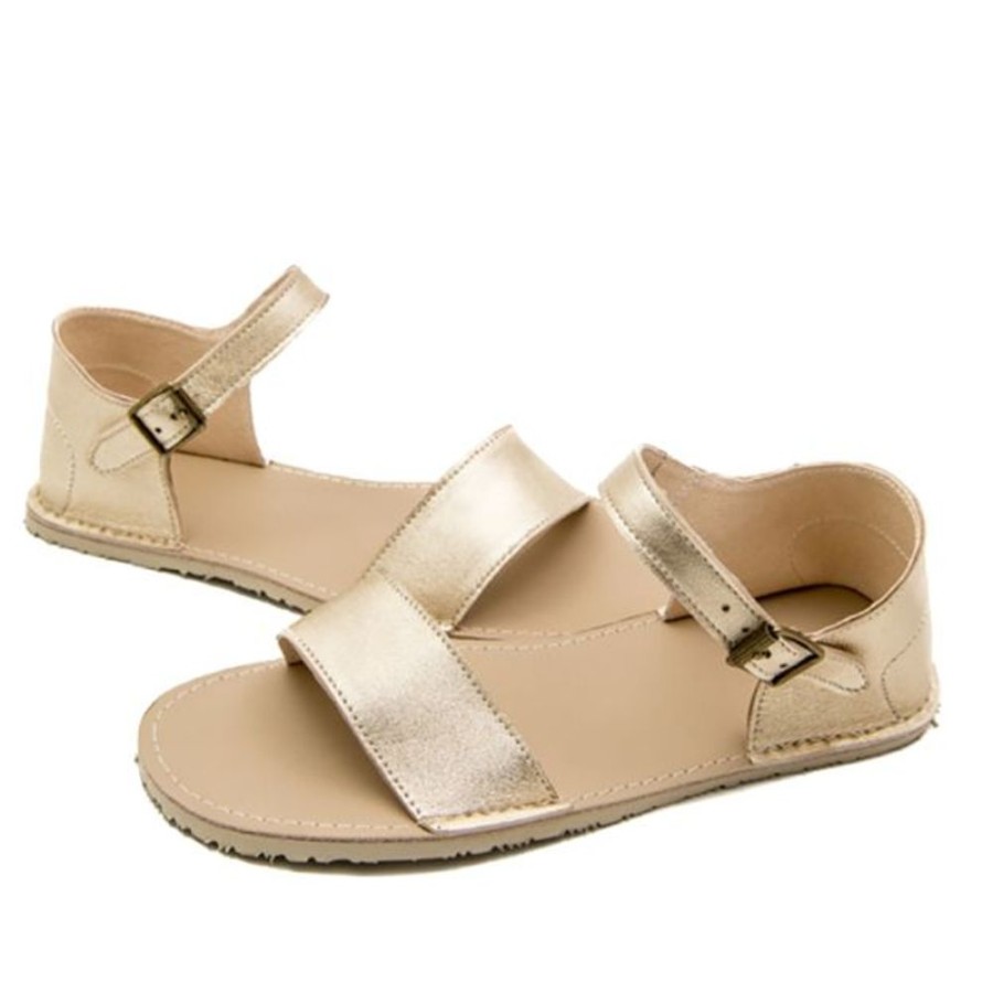 Adults Zeazoo Sandals | Zeazoo Ladies Siren Sandals Golden Beige