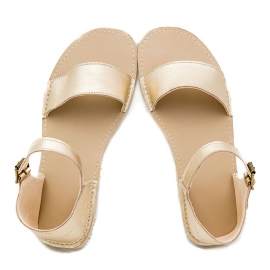 Adults Zeazoo Sandals | Zeazoo Ladies Siren Sandals Golden Beige