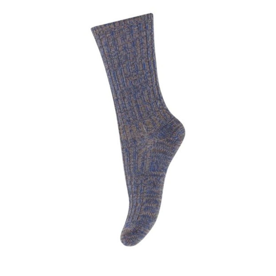 Accessories MP Denmark | Mp Denmark Heavy Knit Wool Rich Noa Socks Storm Cloud