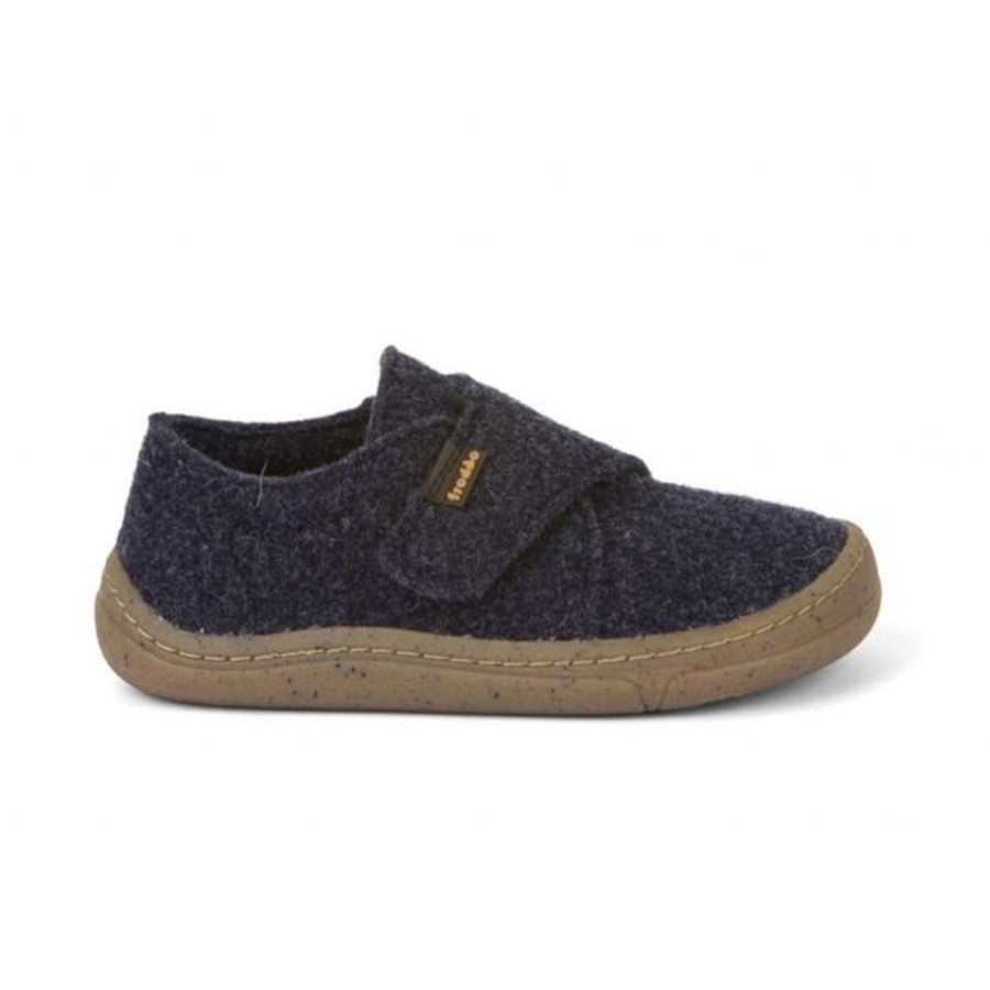 Kids Froddo Slippers | Froddo Barefoot Wool Slippers Dark Blue