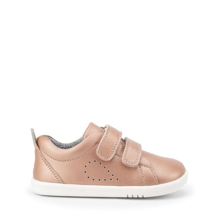 Kids Bobux i-Walk Trainers | Bobux I-Walk Grass Court Rose Gold