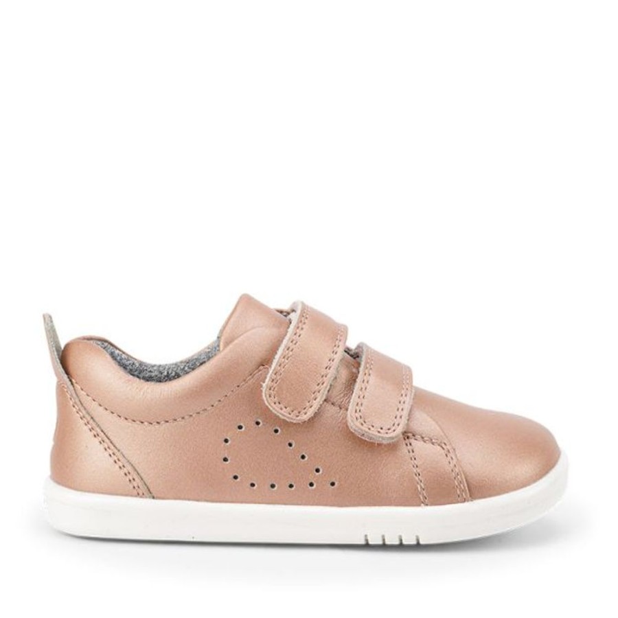 Kids Bobux i-Walk Trainers | Bobux I-Walk Grass Court Rose Gold