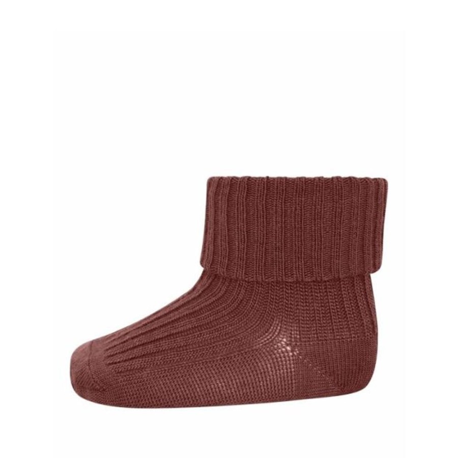 Accessories MP Denmark | Mp Denmark Wool Rib Socks Hot Chocolate