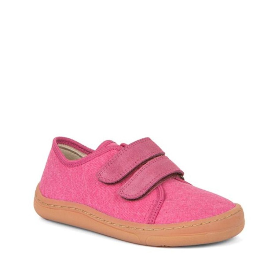 Kids Froddo Slippers | Froddo Barefoot Canvas Shoes Fuchsia+