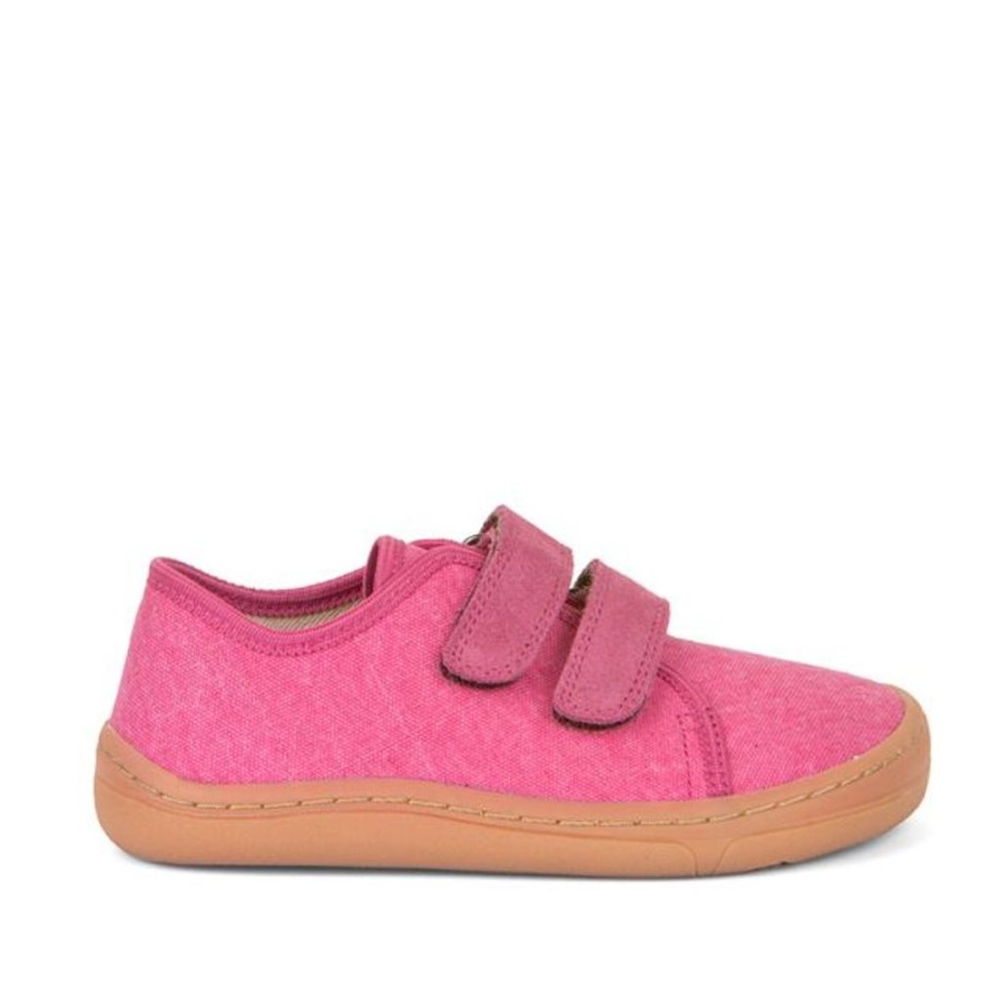 Kids Froddo Slippers | Froddo Barefoot Canvas Shoes Fuchsia+